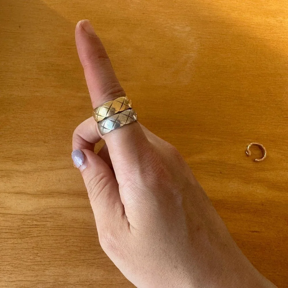 chanel rings and free chanel huggie - Picture 9 of 11